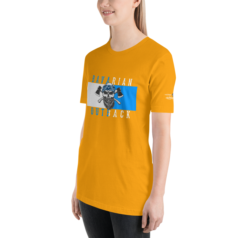 -BAVARIAN OUTBACK- Kurzärmeliges Unisex-T-Shirt