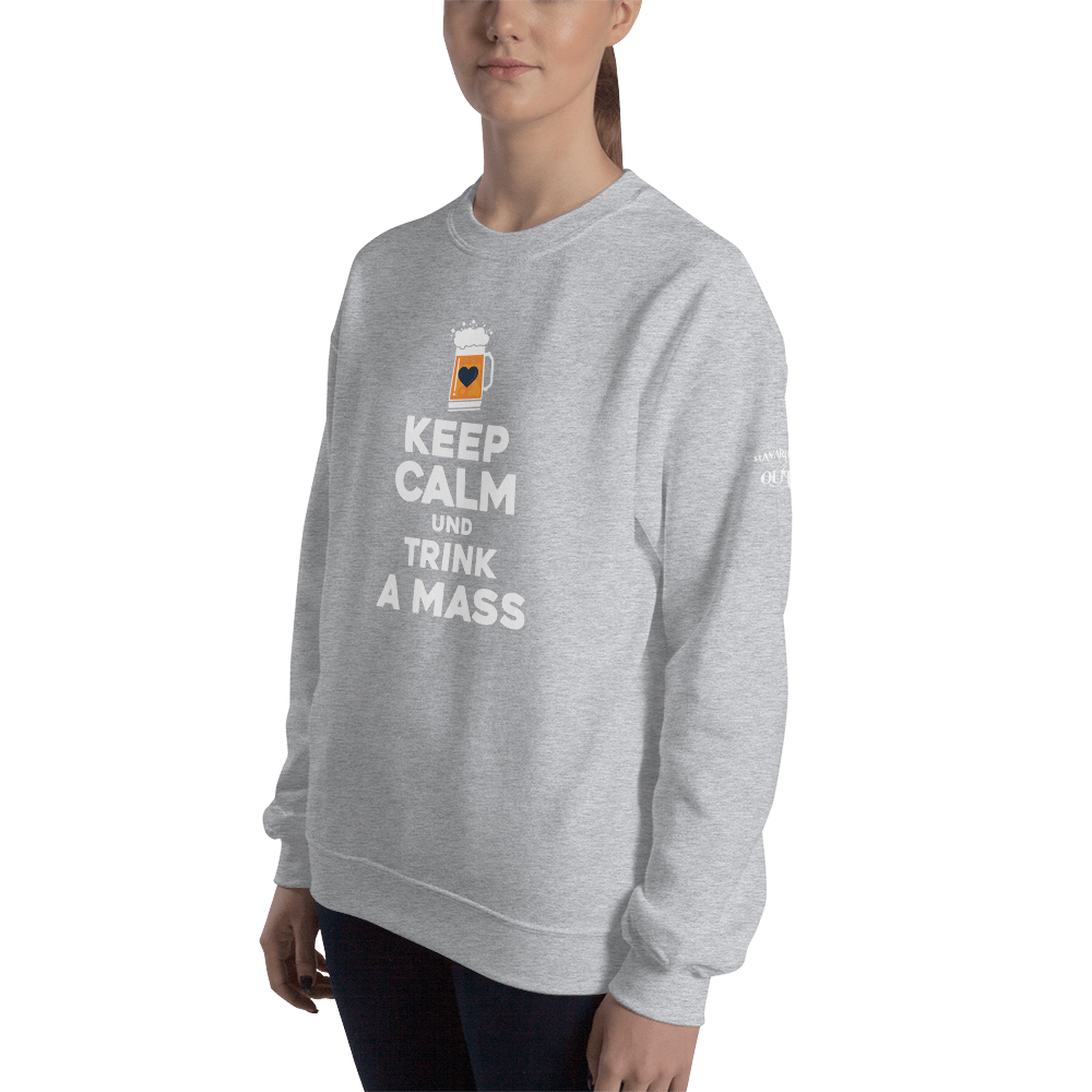 -KEEP CALM UND TRINK A MASS- Sweatshirt