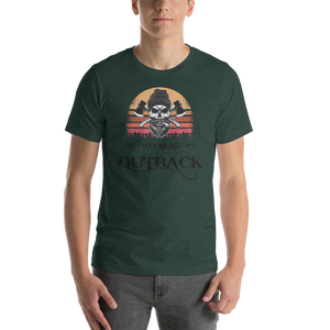 -BAVARIAN OUTBACK- Kurzärmeliges Unisex-T-Shirt