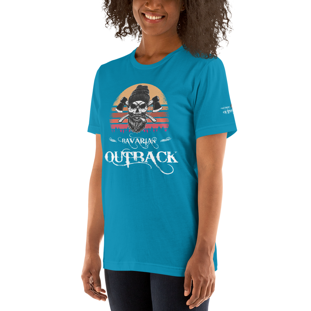 -BAVARIAN OUTBACK- Kurzärmeliges Unisex-T-Shirt