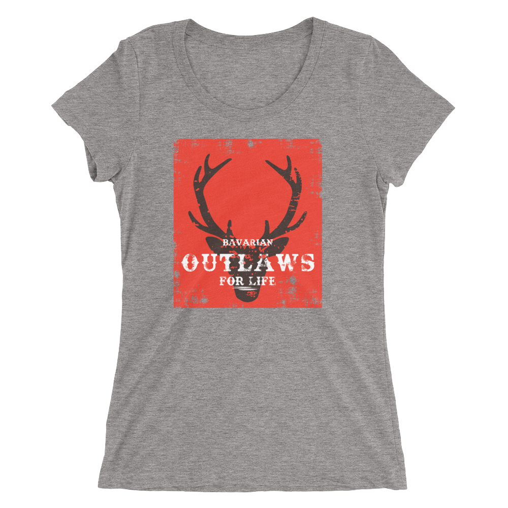 -BAVARIAN OUTLAWS FOR LIVE- Damen Kurzarm T-Shirt