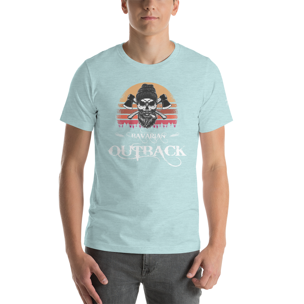 -BAVARIAN OUTBACK- Kurzärmeliges Unisex-T-Shirt