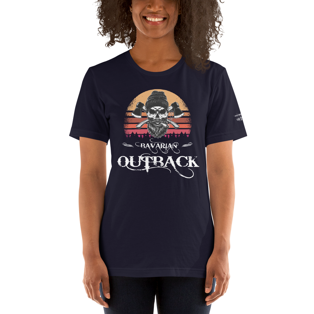 -BAVARIAN OUTBACK- Kurzärmeliges Unisex-T-Shirt