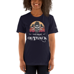 -BAVARIAN OUTBACK- Kurzärmeliges Unisex-T-Shirt