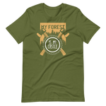 -MY FOREST IS MY CASTLE- Kurzärmeliges Unisex-T-Shirt