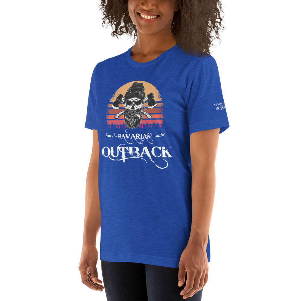 -BAVARIAN OUTBACK- Kurzärmeliges Unisex-T-Shirt