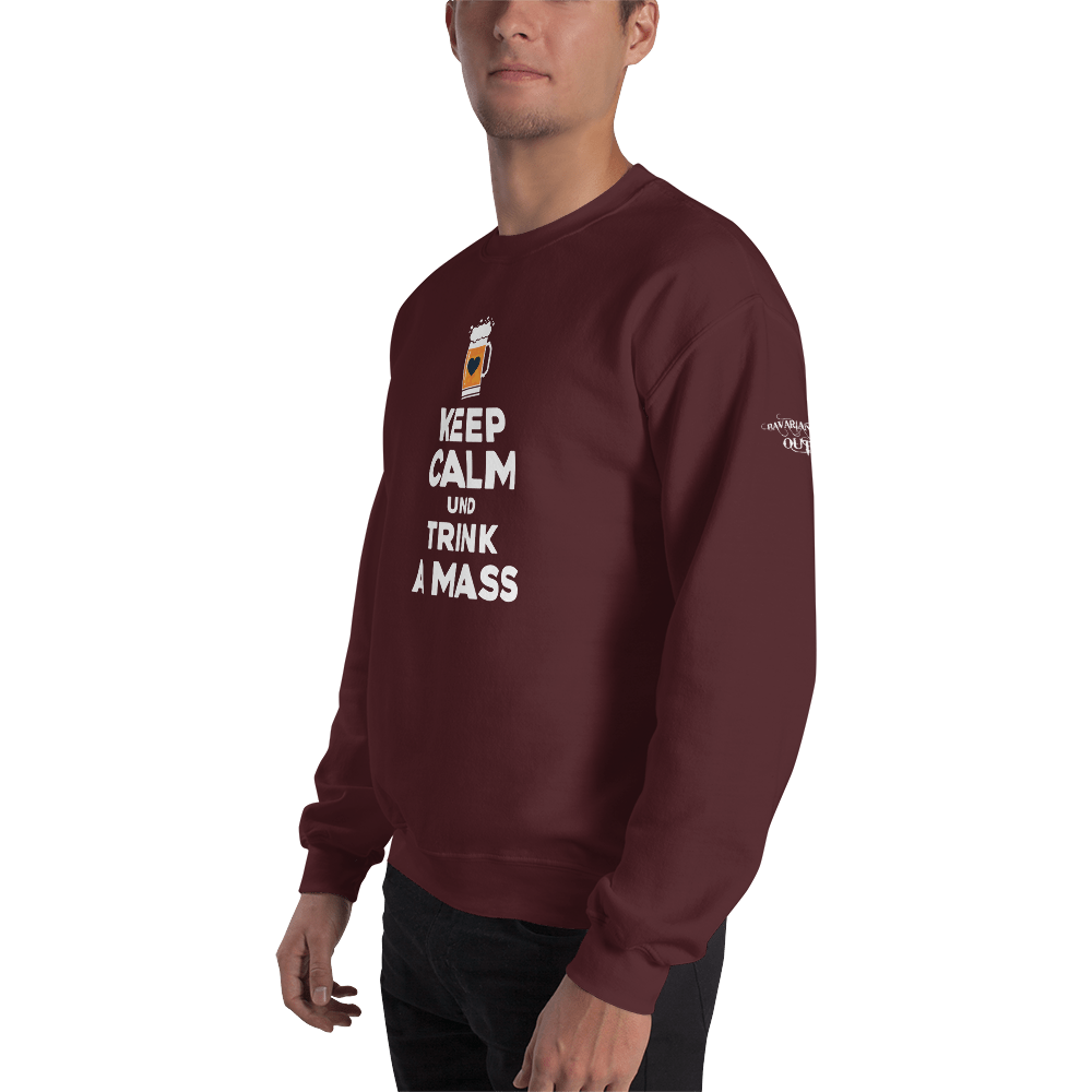 -KEEP CALM UND TRINK A MASS- Sweatshirt