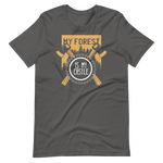 -MY FOREST IS MY CASTLE- Kurzärmeliges Unisex-T-Shirt