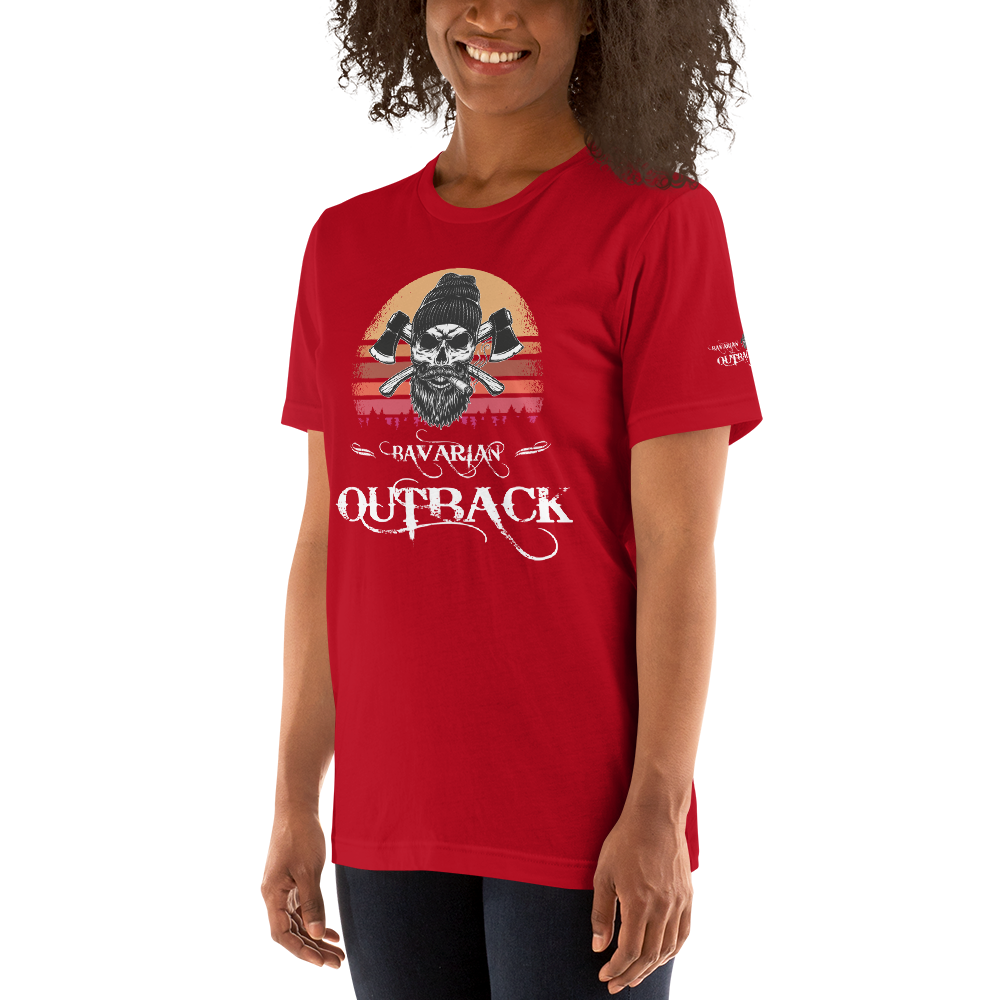 -BAVARIAN OUTBACK- Kurzärmeliges Unisex-T-Shirt