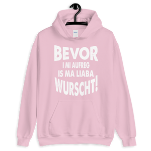 -BEVOR I MI AUFREG- Kapuzenpulli