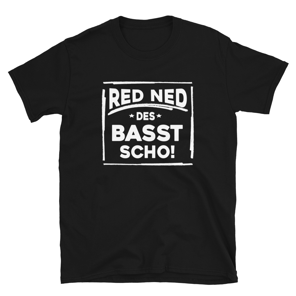 -RED NED- Kurzarm-Unisex-T-Shirt