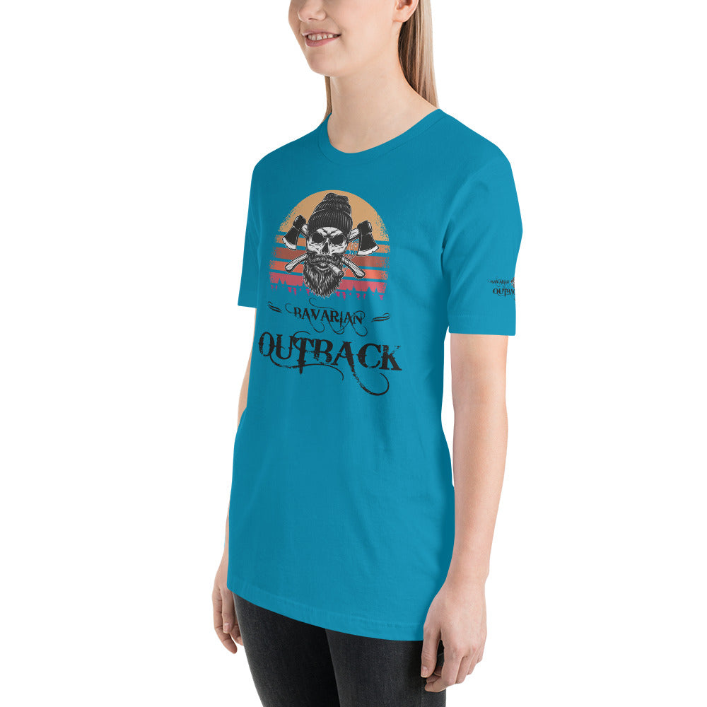 -BAVARIAN OUTBACK- Kurzärmeliges Unisex-T-Shirt