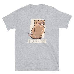 -SAUGRIBBE- Kurzärmeliges Unisex-T-Shirt