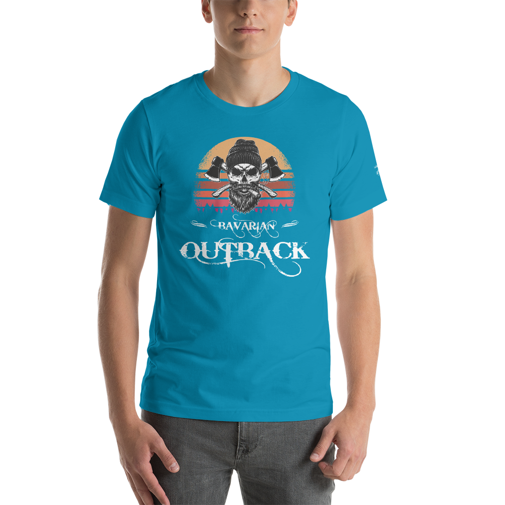 -BAVARIAN OUTBACK- Kurzärmeliges Unisex-T-Shirt