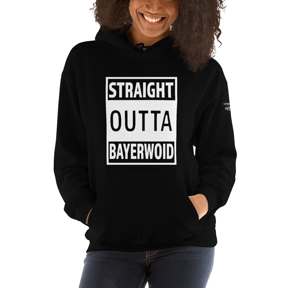 -STRAIGHT OUTTA BAYERWOID- Kapuzenpulli