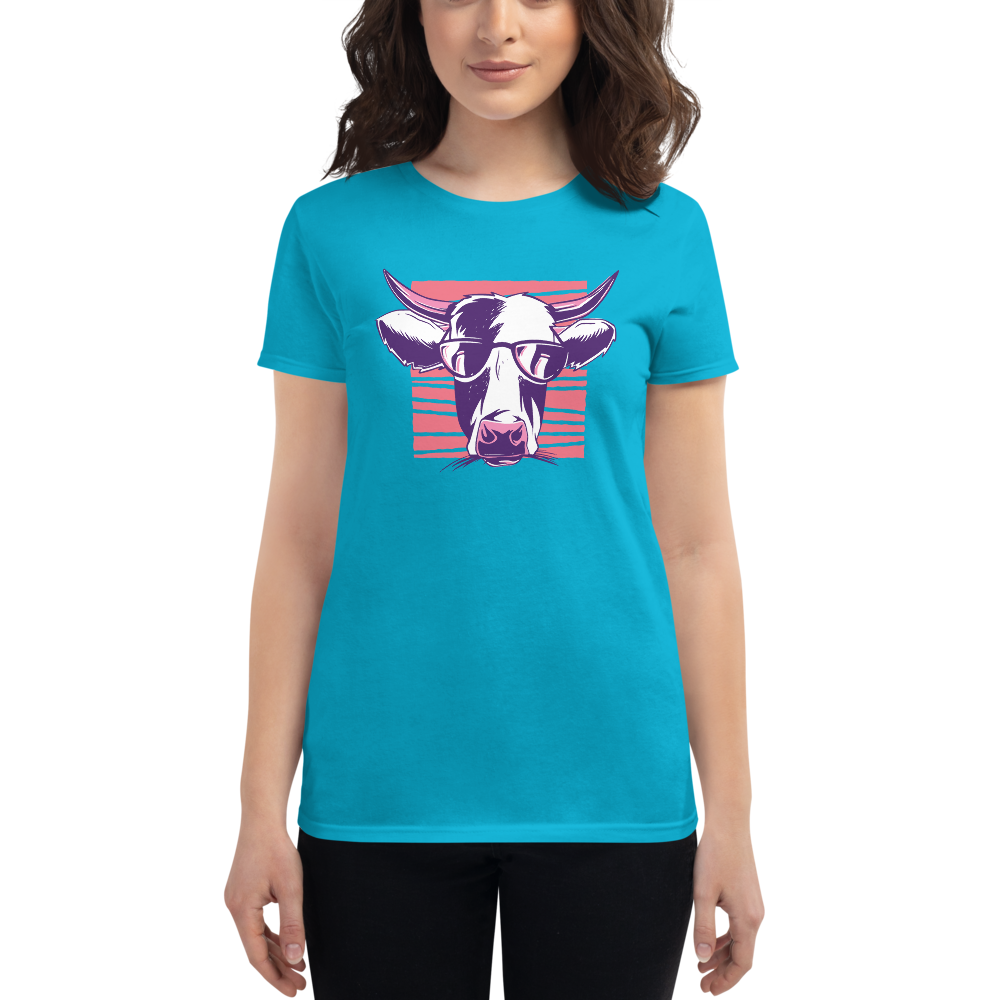 -KUAH- Frauen Kurzärmeliges T-Shirt