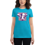 -KUAH- Frauen Kurzärmeliges T-Shirt