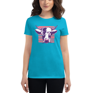 -KUAH- Frauen Kurzärmeliges T-Shirt