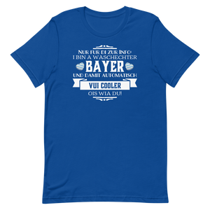 -WASCHECHTER BAYER- Kurzärmeliges Unisex-T-Shirt