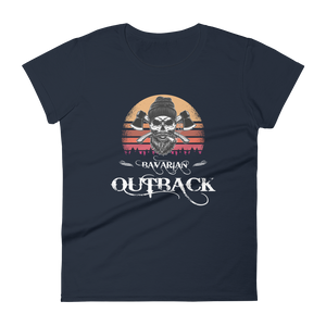 -BAVARIAN OUTBACK- Frauen Kurzarm T-Shirt