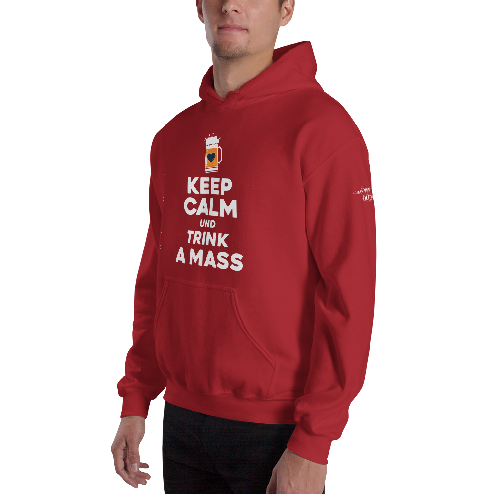 -KEEP CALM UND TRINK A MASS- Kapuzenpulli