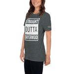 -STRAIGHT OUTTA BAYERWOID- Kurzarm-Unisex-T-Shirt