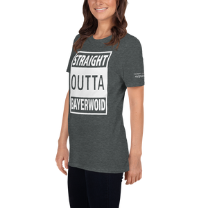 -STRAIGHT OUTTA BAYERWOID- Kurzarm-Unisex-T-Shirt