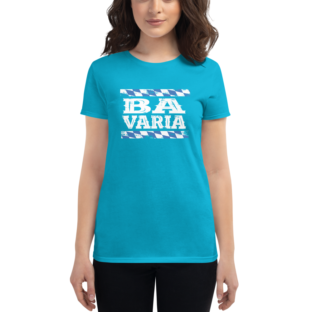 -BAVARIA- Frauen Kurzarm T-Shirt