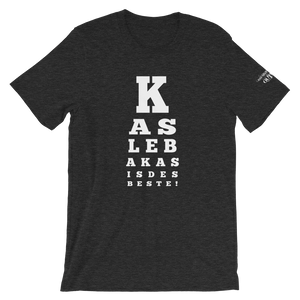 -BOARISCHER SEHTEST- Kurzärmeliges Unisex-T-Shirt