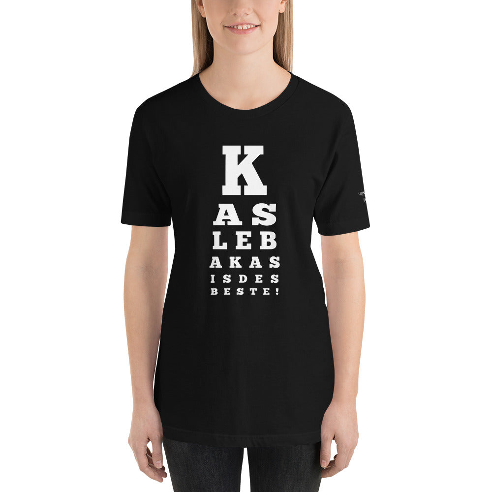 -BOARISCHER SEHTEST- Kurzärmeliges Unisex-T-Shirt