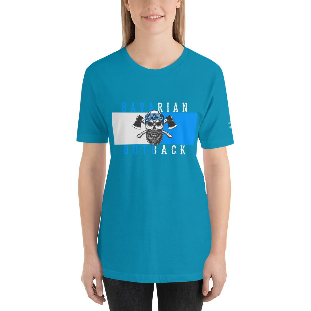 -BAVARIAN OUTBACK- Kurzärmeliges Unisex-T-Shirt