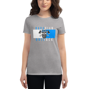 -BAVARIAN OUTBACK- Frauen Kurzarm T-Shirt