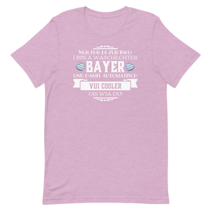 -WASCHECHTER BAYER- Kurzärmeliges Unisex-T-Shirt