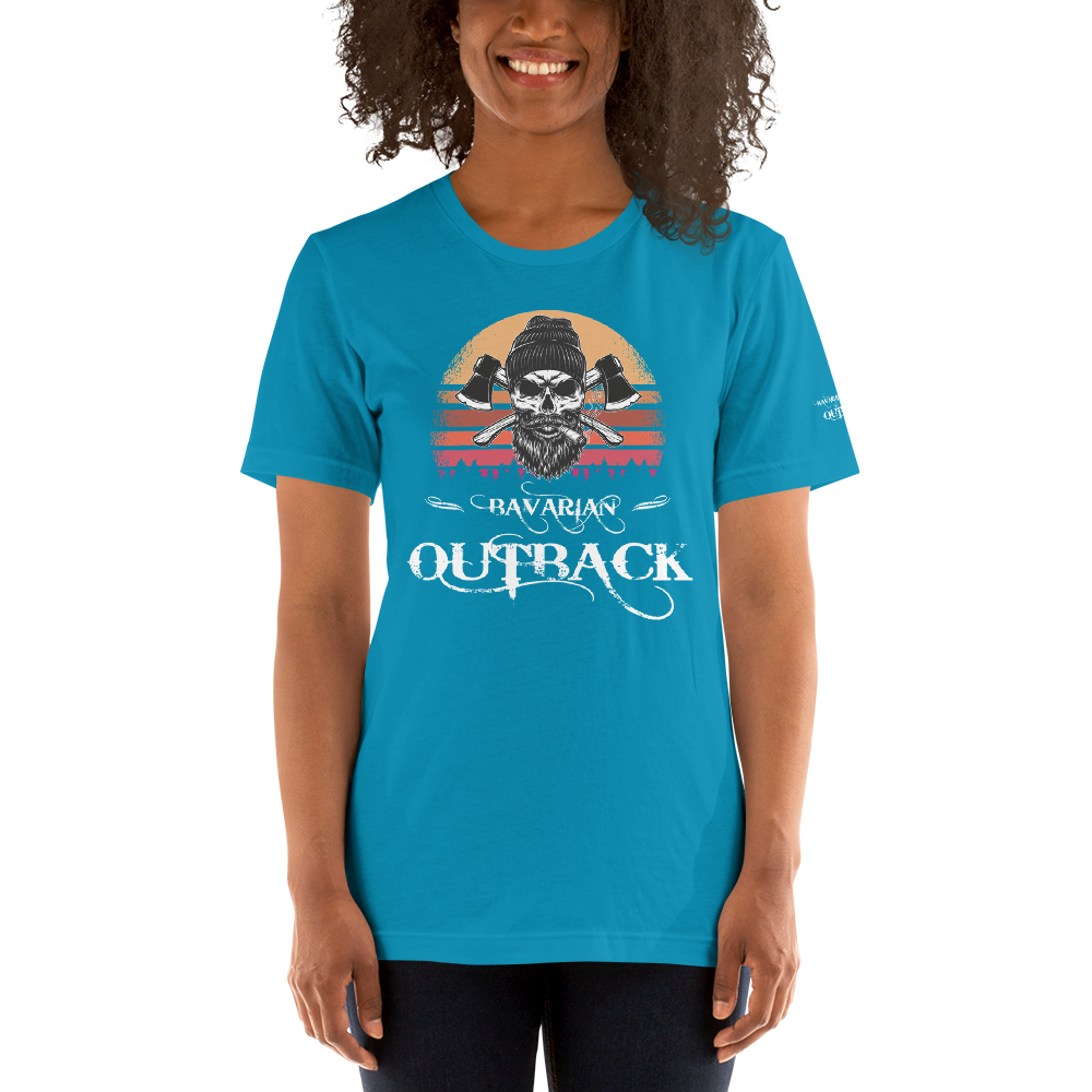 -BAVARIAN OUTBACK- Kurzärmeliges Unisex-T-Shirt