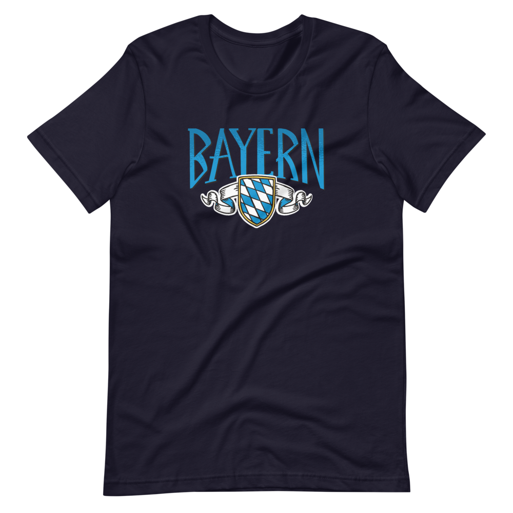 -BAYERN- Kurzärmeliges Unisex-T-Shirt