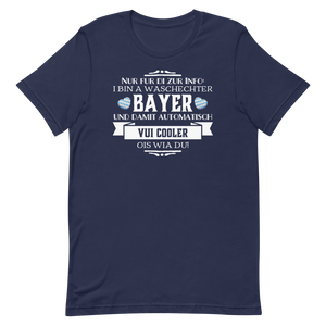 -WASCHECHTER BAYER- Kurzärmeliges Unisex-T-Shirt