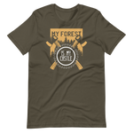 -MY FOREST IS MY CASTLE- Kurzärmeliges Unisex-T-Shirt