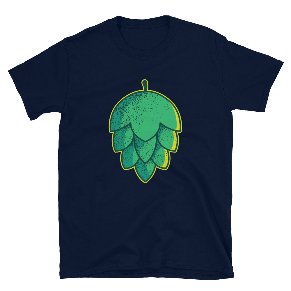 -HOPFEN- Kurzärmeliges Unisex-T-Shirt