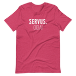 -SERVUS OIDA!- Kurzärmeliges Unisex-T-Shirt