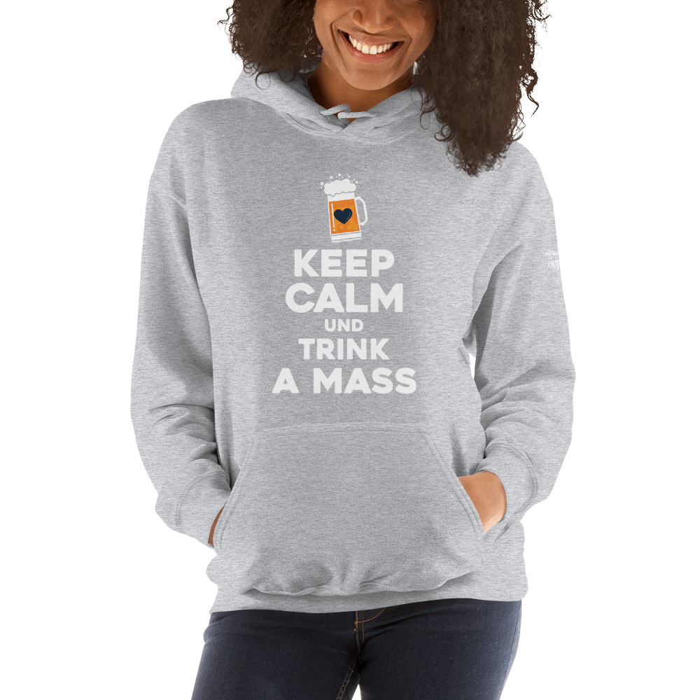 -KEEP CALM UND TRINK A MASS- Kapuzenpulli