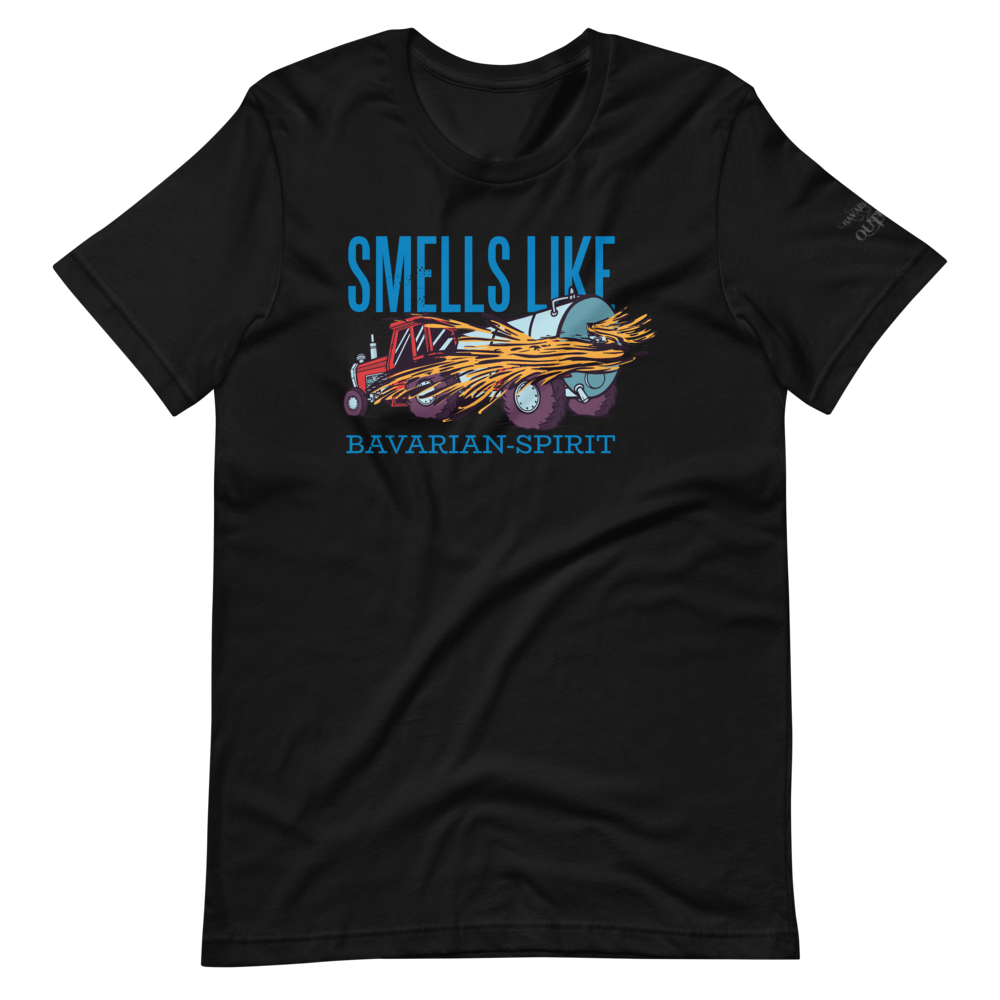 -SMELLS LIKE BAVARIAN SPIRIT- Kurzärmeliges Unisex-T-Shirt