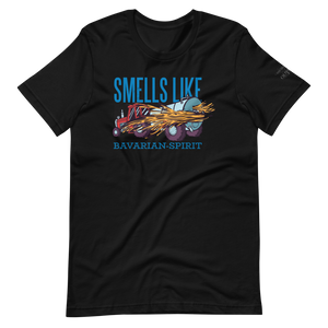 -SMELLS LIKE BAVARIAN SPIRIT- Kurzärmeliges Unisex-T-Shirt