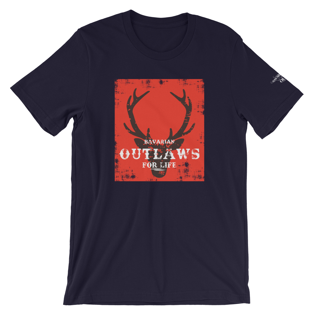 -BAVARIAN OUTLAWS FOR LIVE- Kurzärmeliges Unisex-T-Shirt