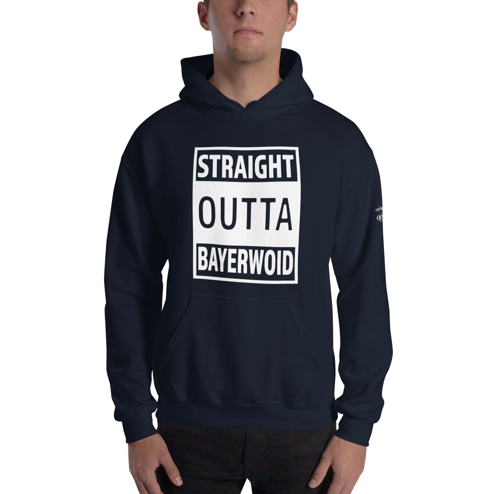 -STRAIGHT OUTTA BAYERWOID- Kapuzenpulli