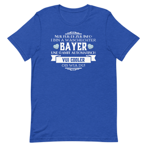 -WASCHECHTER BAYER- Kurzärmeliges Unisex-T-Shirt