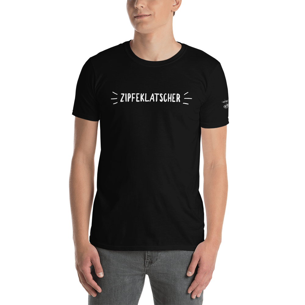 -ZIPFEKLATSCHER- Kurzärmeliges Unisex-T-Shirt