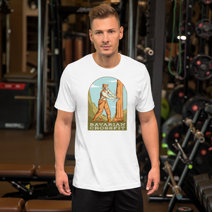 -BAVARIAN CROSSFIT- Kurzärmeliges Unisex-T-Shirt