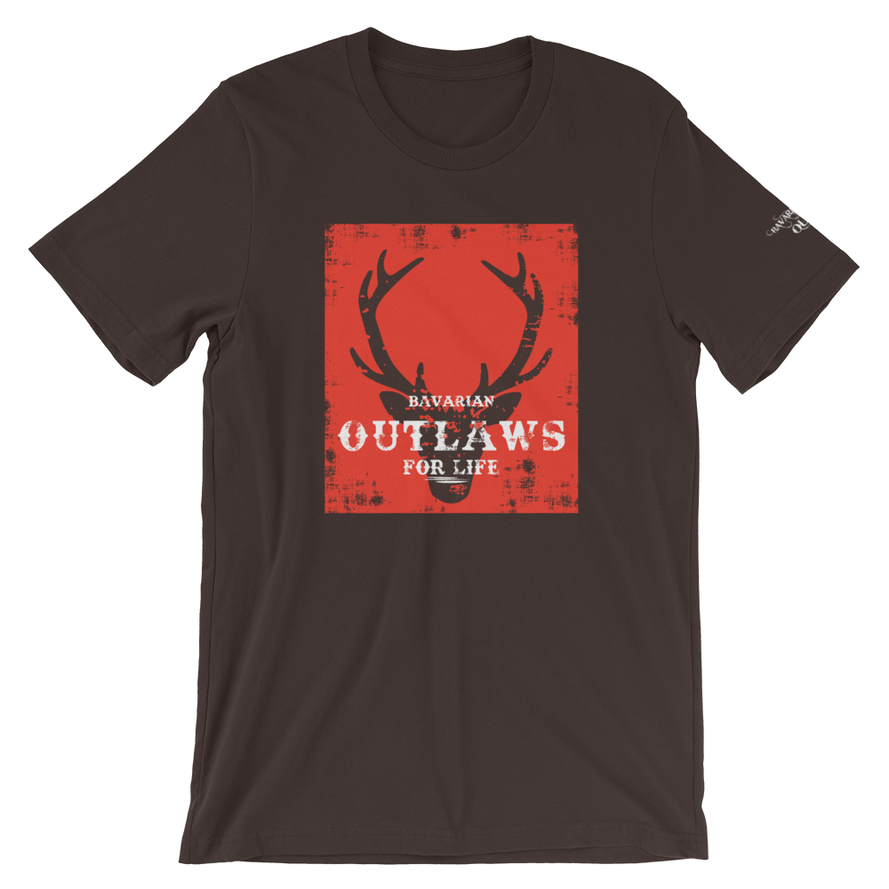 -BAVARIAN OUTLAWS FOR LIVE- Kurzärmeliges Unisex-T-Shirt