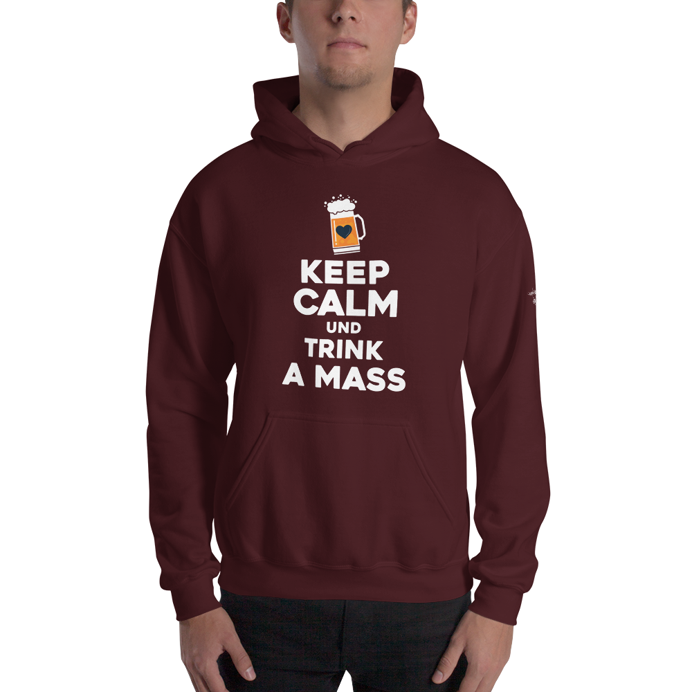 -KEEP CALM UND TRINK A MASS- Kapuzenpulli