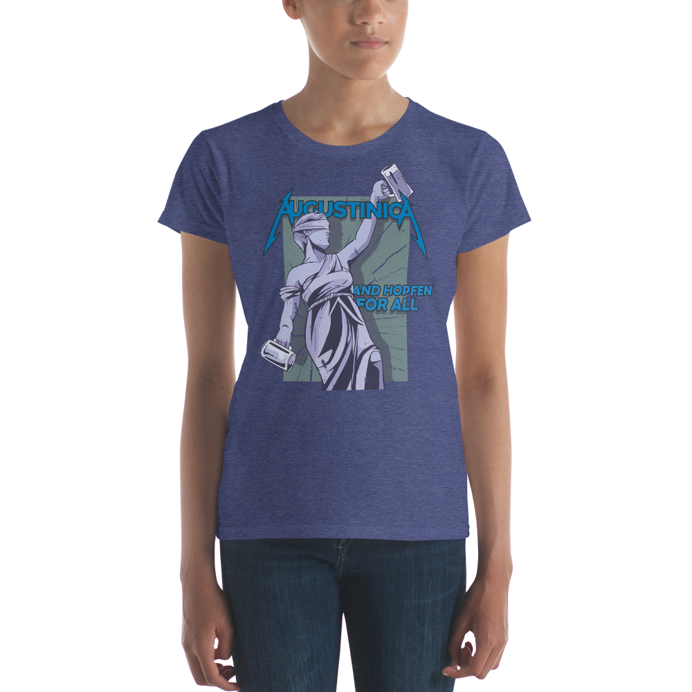 -AUGUSTINICA- Frauen Kurzärmeliges T-Shirt